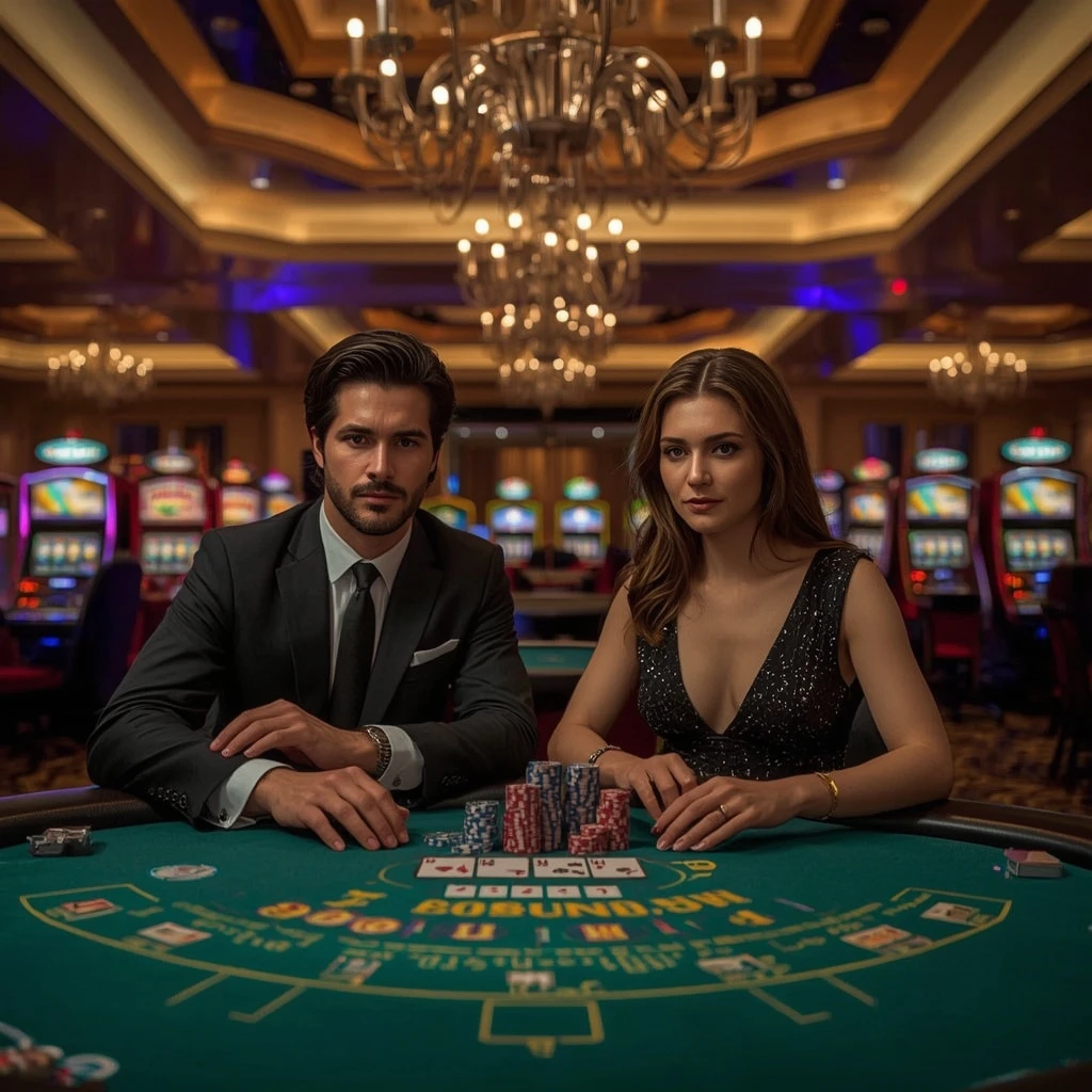 Due giocatori di poker al JellyBean Casino